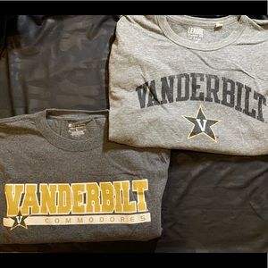 VANDERBILT SHIRTS SET OF TWO SIZE LARGE
